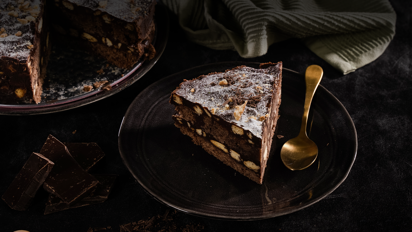 Vegan Plazma brownie cake